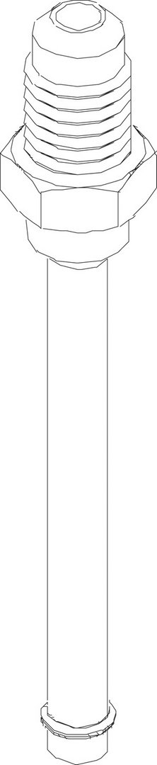 BOSCH Ersatzteil TTNR: 8738207586 Schrader-Ventil + Rohr 5/16"