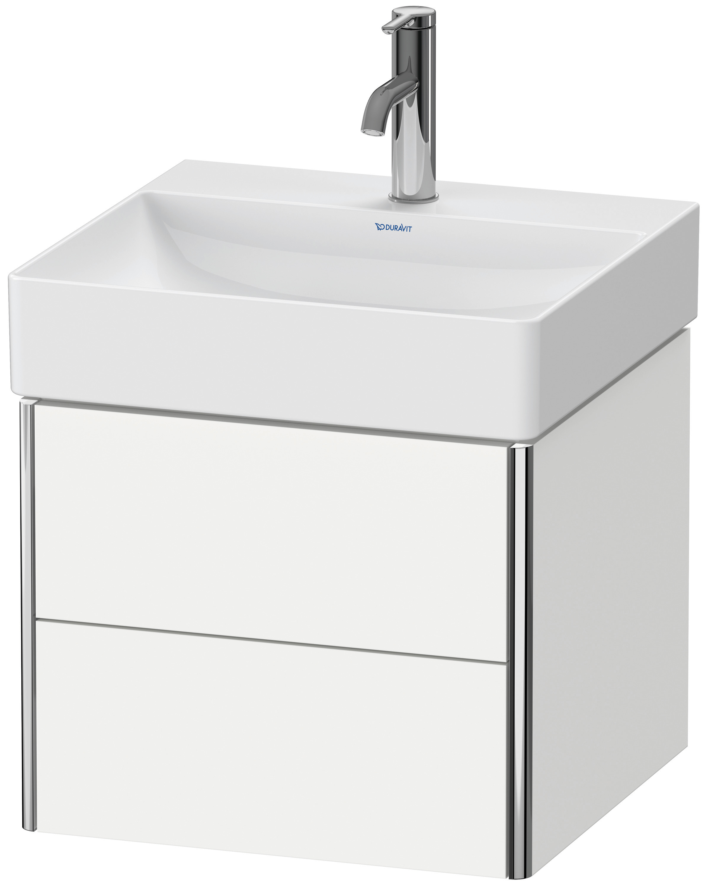 Duravit WTU XSquare wandhängend,397x484x460mm 2Schubkästen,betongrau matt