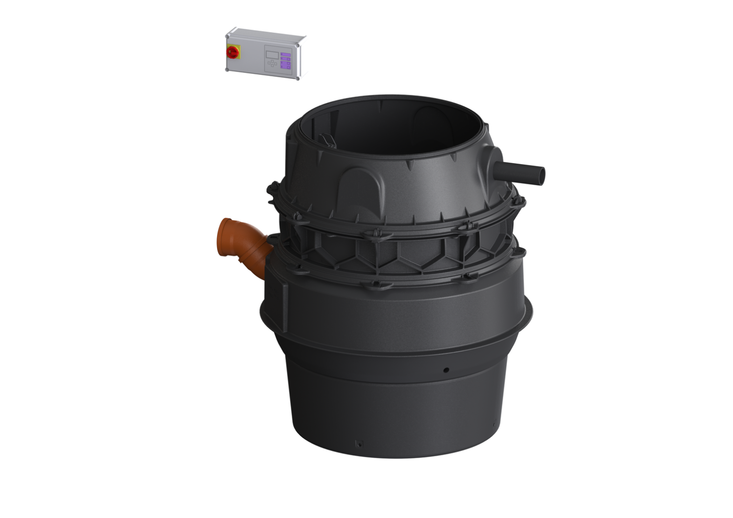 KESSEL-Pumpstation Aquapump XL Duo, SPF 3000-S3, niedrigster Einbau