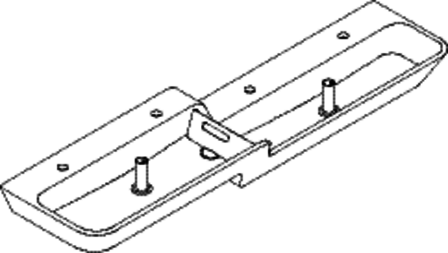 HEWI Waschtisch 1800mm, oberes Becken li 4HL, alpinweiß, Stauscheibe grün