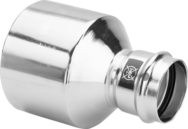Viega Reduzierstück mit SC Prestabo 1115.1XL in 76,1x54mm Stahl verzinkt