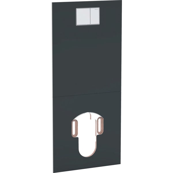 Geberit Designplatte für Geberit AquaClean WC-Komplettanlage, Sela/Mera Glas schw