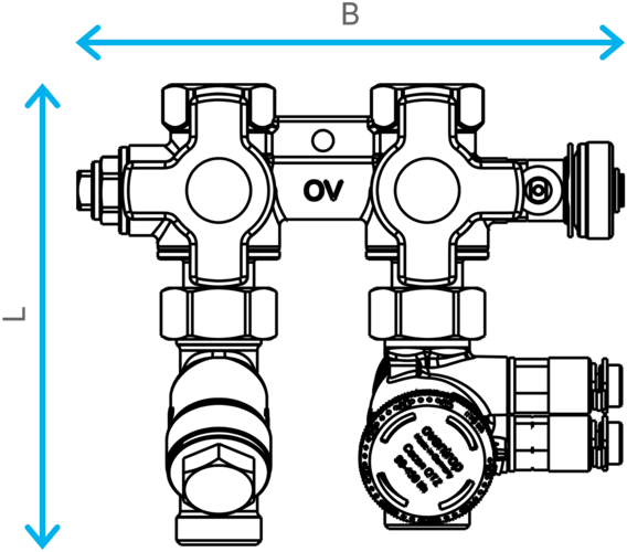 OVENTROP-Flypass Set Cocon PICV 20H