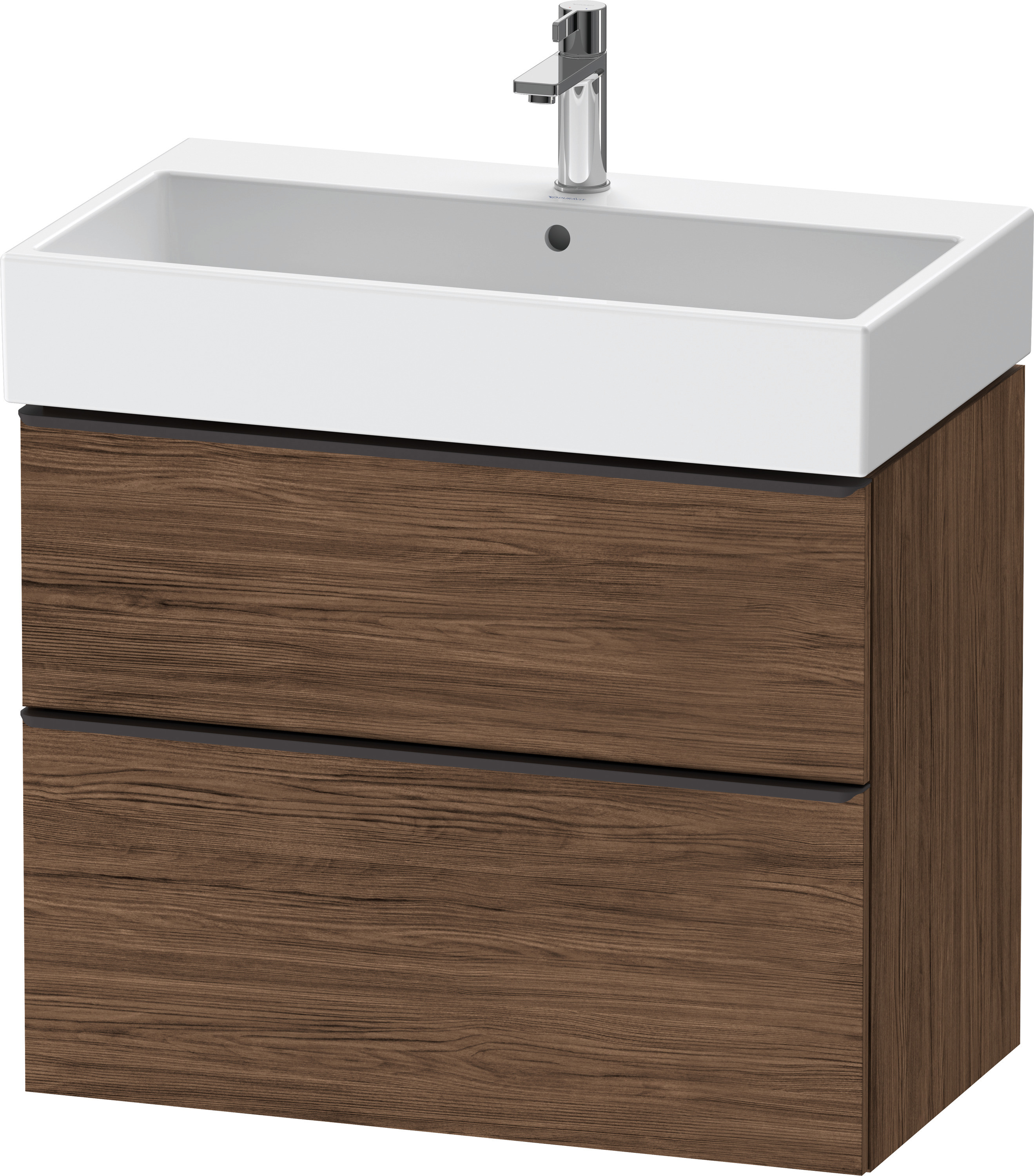 Duravit D-Neo WTU,Ausz:1,Schubk:1,GR:Dia.Schw 784x442x625mm,Wandh,Nussb.Dkl.Matt,Dek.