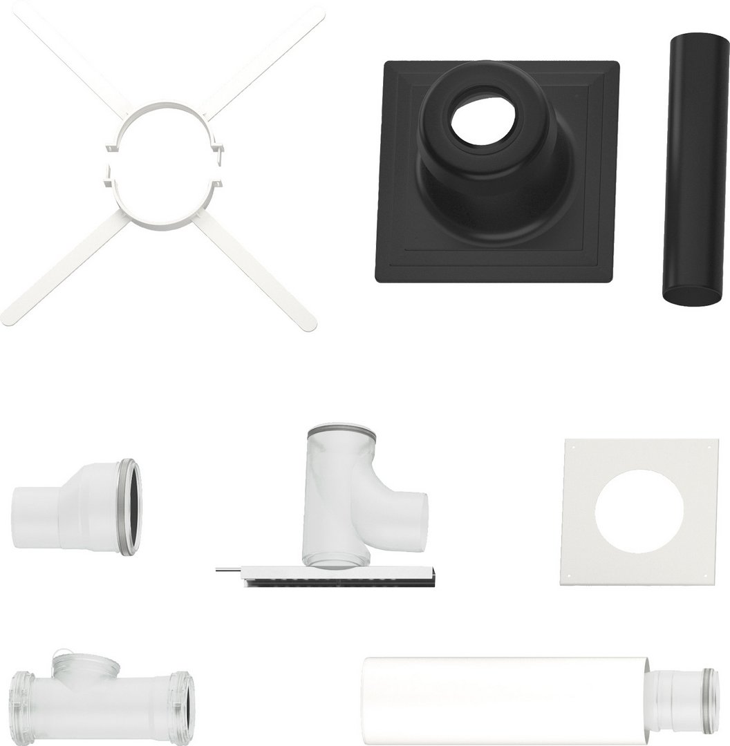 BOSCH Abgaszubehör FC-Set110-B53 Grundbausatz B53, Kunststoff, d:110mm