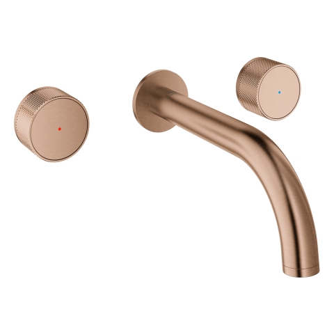 GROHE 3-L-WT-Wandbatt. Atrio Private C. 20589 FMS Knopfbetät.warm sunset geb.