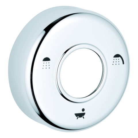 GROHE Rosette 45435 für Chiara/Sentosa 5-Wegeumstellung 100mm chrom
