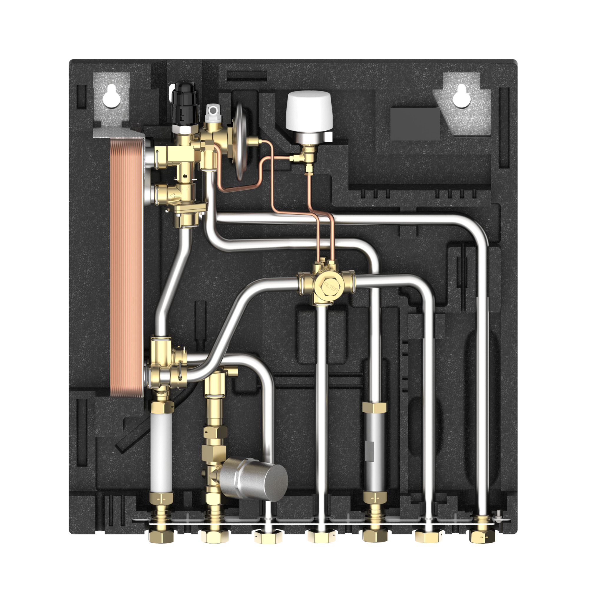 Danfoss EvoFlat FSS 1E inkl. WD-Haube + WSD