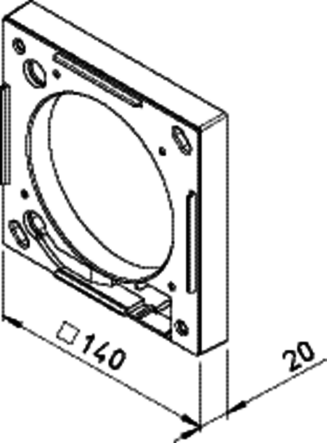 HELIOS Montageflansch MF100