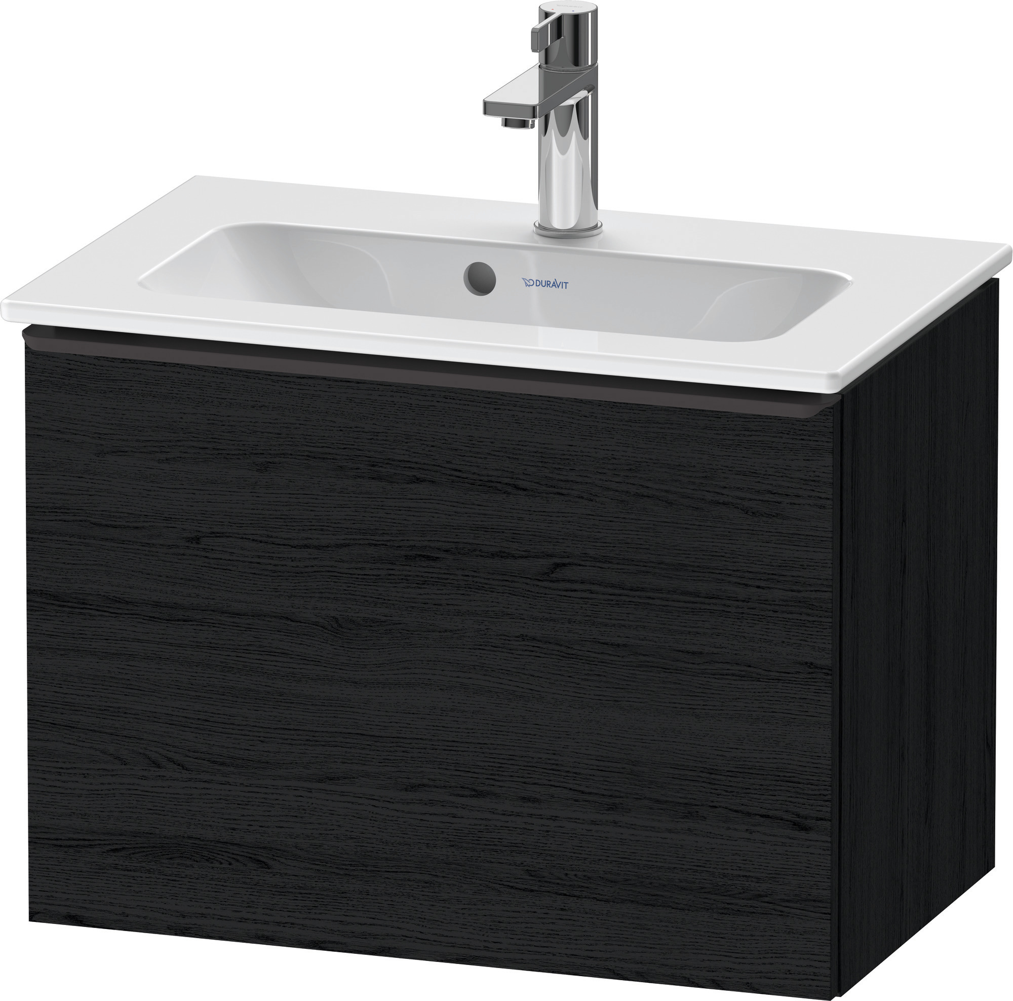 Duravit D-Neo WTU,Wdh,Ausz:1,Gr:Diamant Schw. 610x372x440mm,Eiche Schwarz Matt,Dekor
