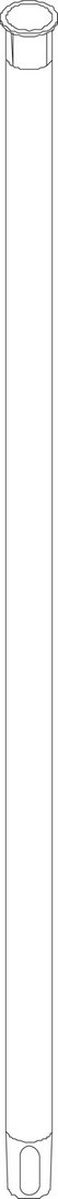BOSCH Ersatzteil TTNR: 7099243 Tauchrohr 3/4"x630 geschlossen