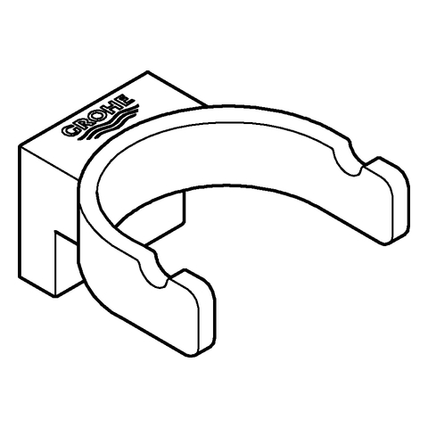 GROHE Bademantelhaken Selection 41049 doppelt cool sunrise gebürstet