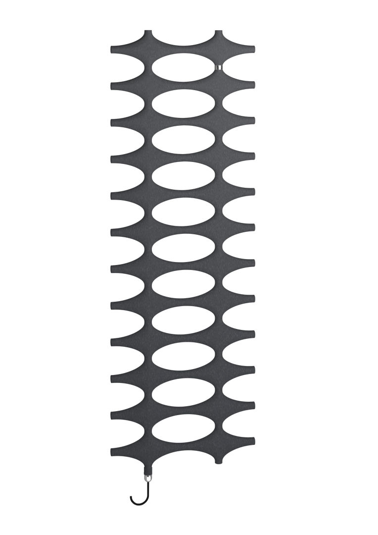 Kermi Ideos -E BH1526x35x508mm P=600W,anthracite grey,WWS swz,links