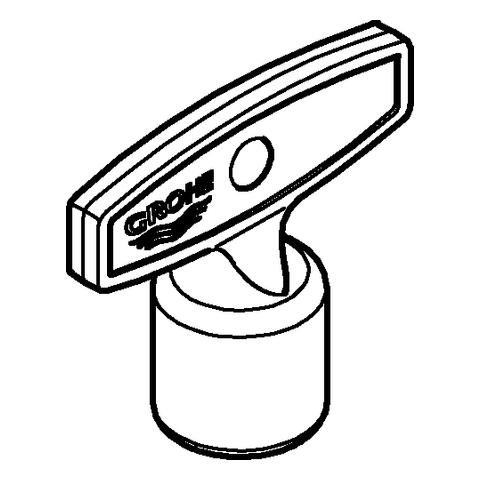 GROHE Steckschlüssel 02276 11mm für Steckschlüsseloberteil