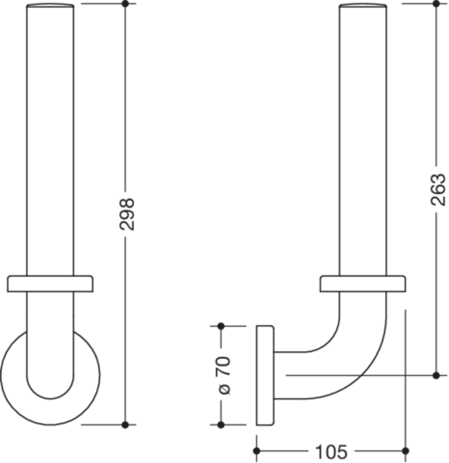 HEWI Reservepapierhalter Ser 801, für 2 WC-Rollen stahlblau