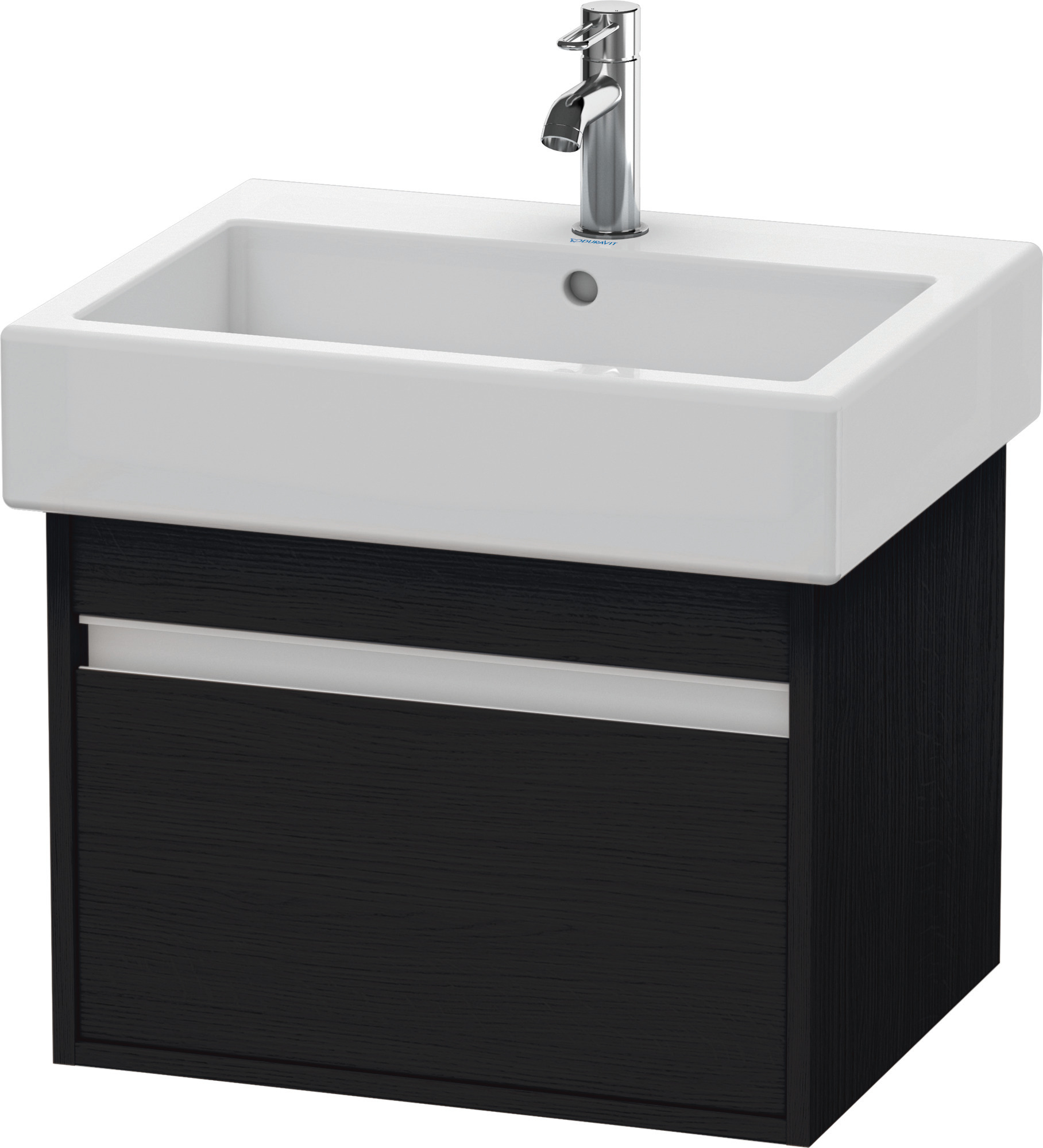 Duravit WTU wandhängend Ketho 440x550x410mm 1 Auszug, für 045460, Eiche Schwarz