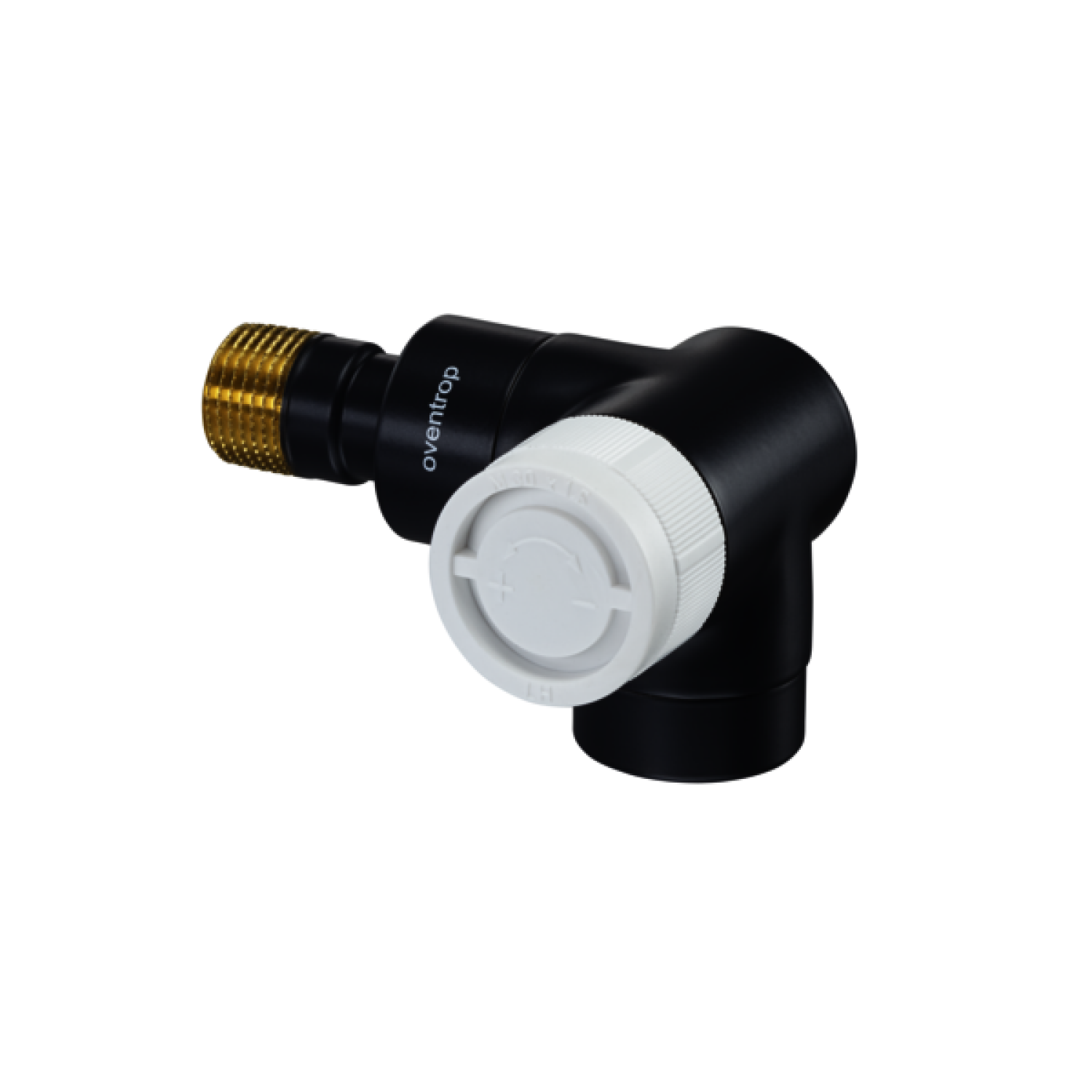 OVENTROP-Thermostatventil "E" DN15, 1/2", PN10, Wi.-Eck re, anthrazit