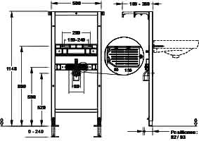 nextVIT WT-Element Einlochbatterie SBH 120 ohne Wandscheiben