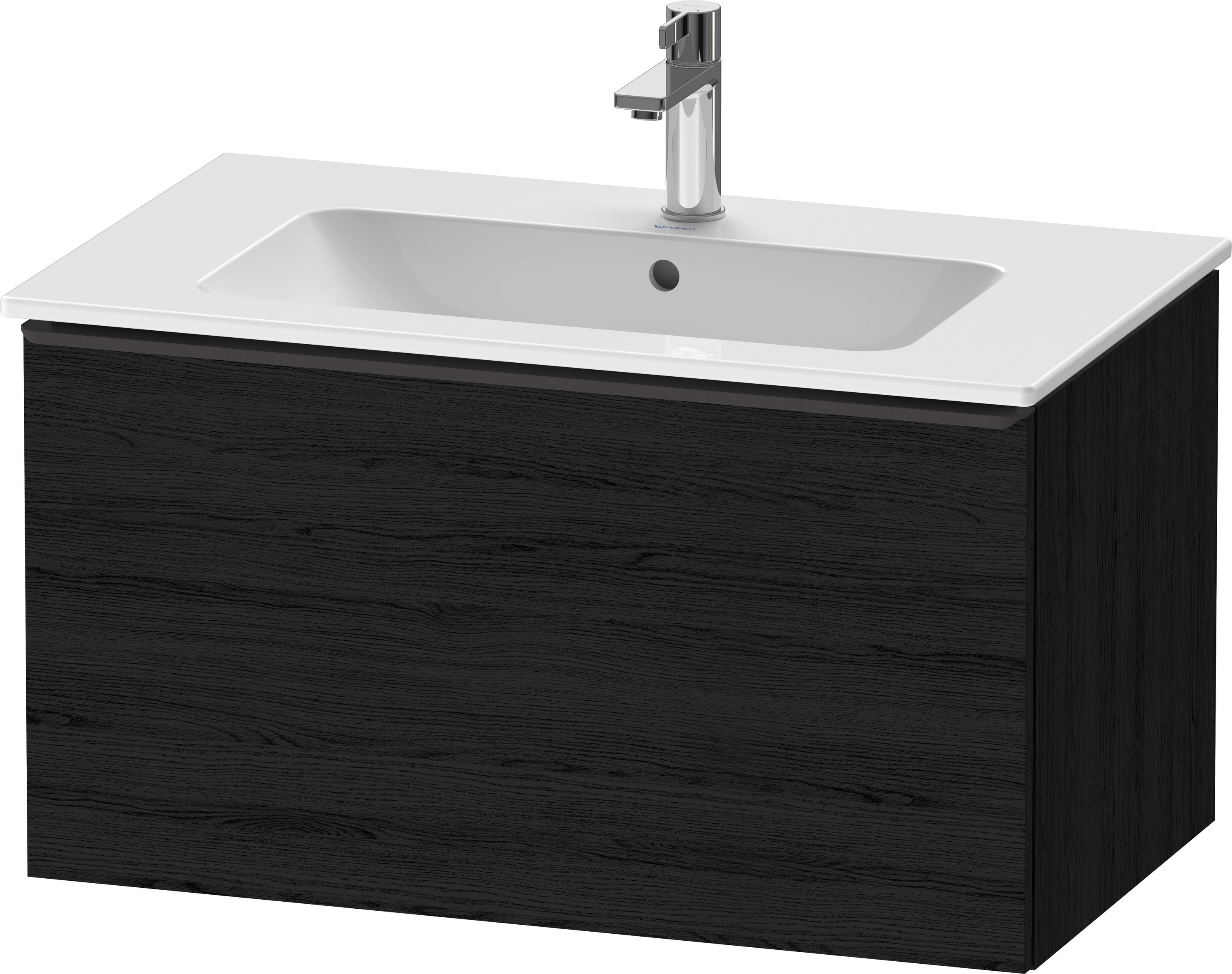 Duravit D-Neo WTU,Wdh,Ausz:1,Gr:Diamant Schw. 810x462x440mm,Eiche Schwarz Matt,Dekor
