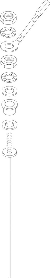 BOSCH Ersatzteil TTNR: 63004279 Inertanode M8x402mm kompl.