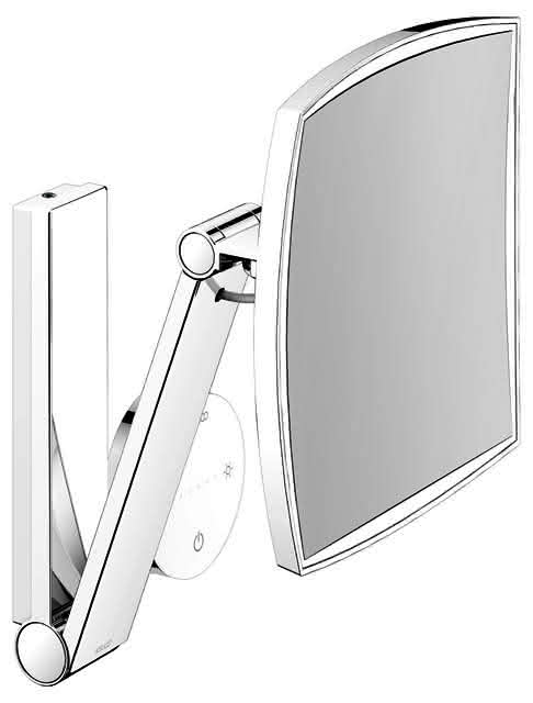 KEUCO KS iLook_move eckig 17613, bel.,UP,Glasbedienfeld,Aluminium-finish