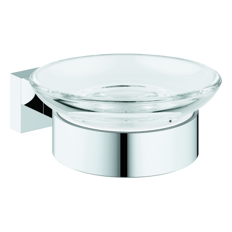 GROHE Seifenschale Essentials Cube 40754_1 mit Halter chrom