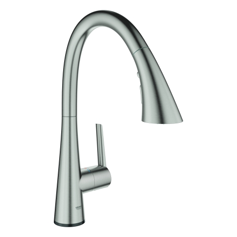 GROHE Elektron.-EH-SPT-Batt. ZedraTouch 30219_2 azb. 3-Strahl-Spülbr. supersteel