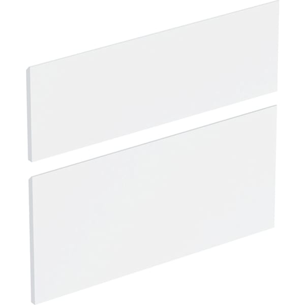 Geberit Set Schubladenfront für Unterschrank B:75cm, weiß glanz