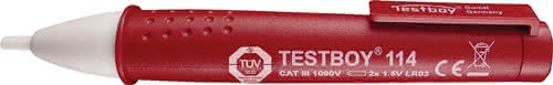 Spannungstester TB 114 12-1000 V AC berührungslos TESTBOY Spannungstester TB 114 12-1000 V AC berührungslos TESTBOY