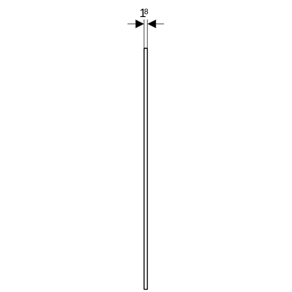 Geberit GIS Aquapaneel Pro 130 x 60 x 1,8cm
