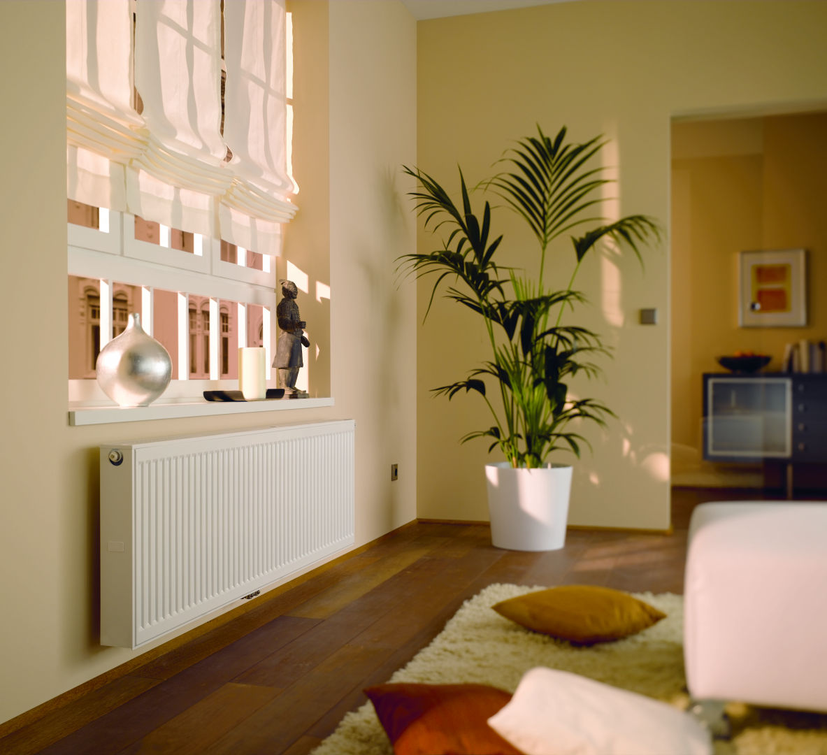 Kermi x2 Profil-Vmulti T22 600x100x1300 QN2165, RAL9016, 10bar, Vent., m.Abd, BK
