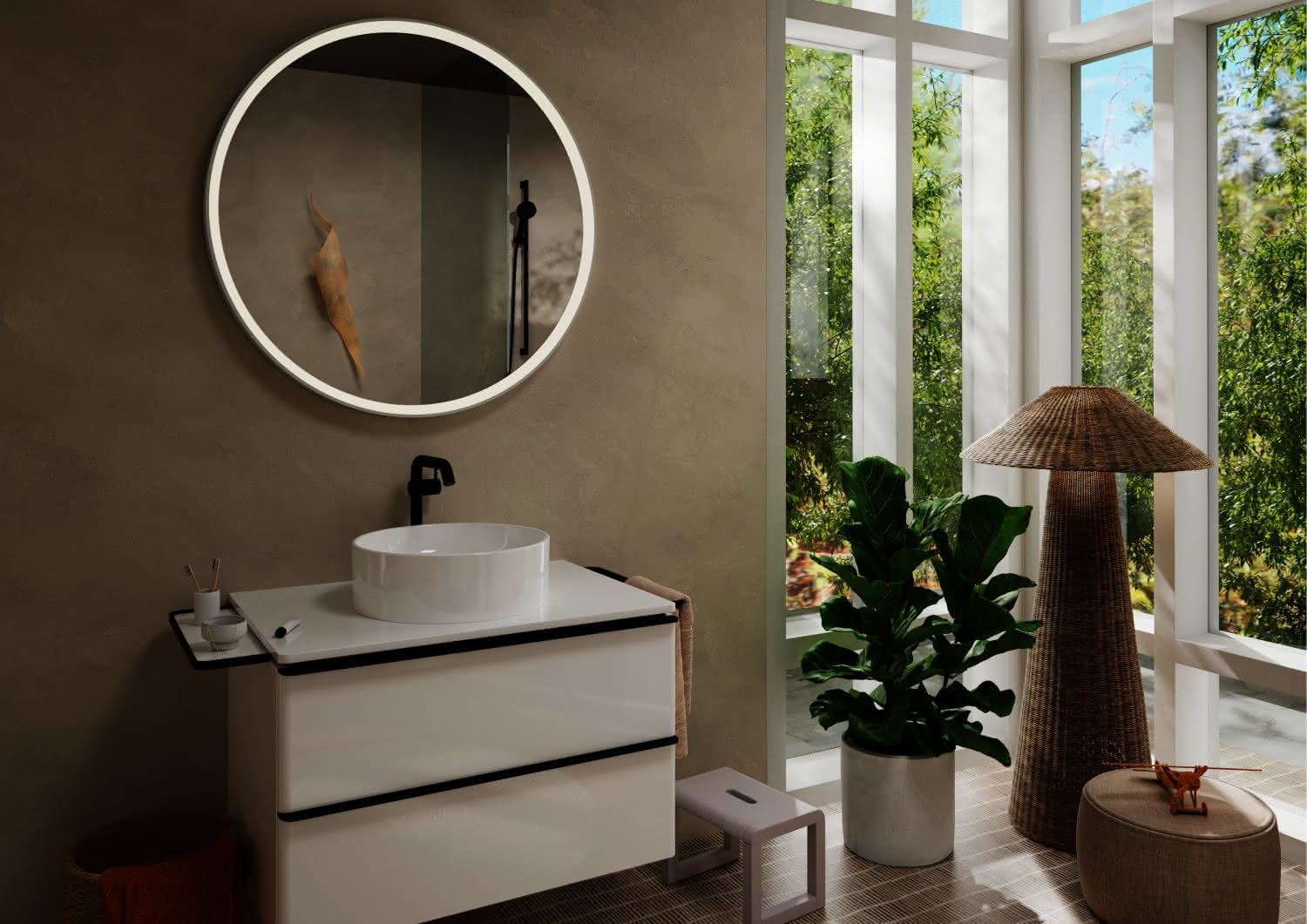 Hansgrohe WTM 240 Tecturis S Fine CoolStart ohne Ablaufgarnitur MSW