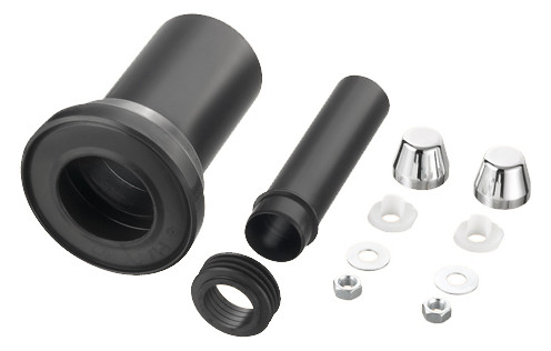 Haas PE-Wand-WC-Anschlussgarnitur 18cm DN90/110 Nr.3291
