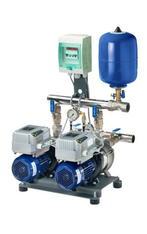 KSB Druckerh. DeltaBasic Compact MVP 2 C04/04 mit 2 Pumpe Comeo, 0,55 kW
