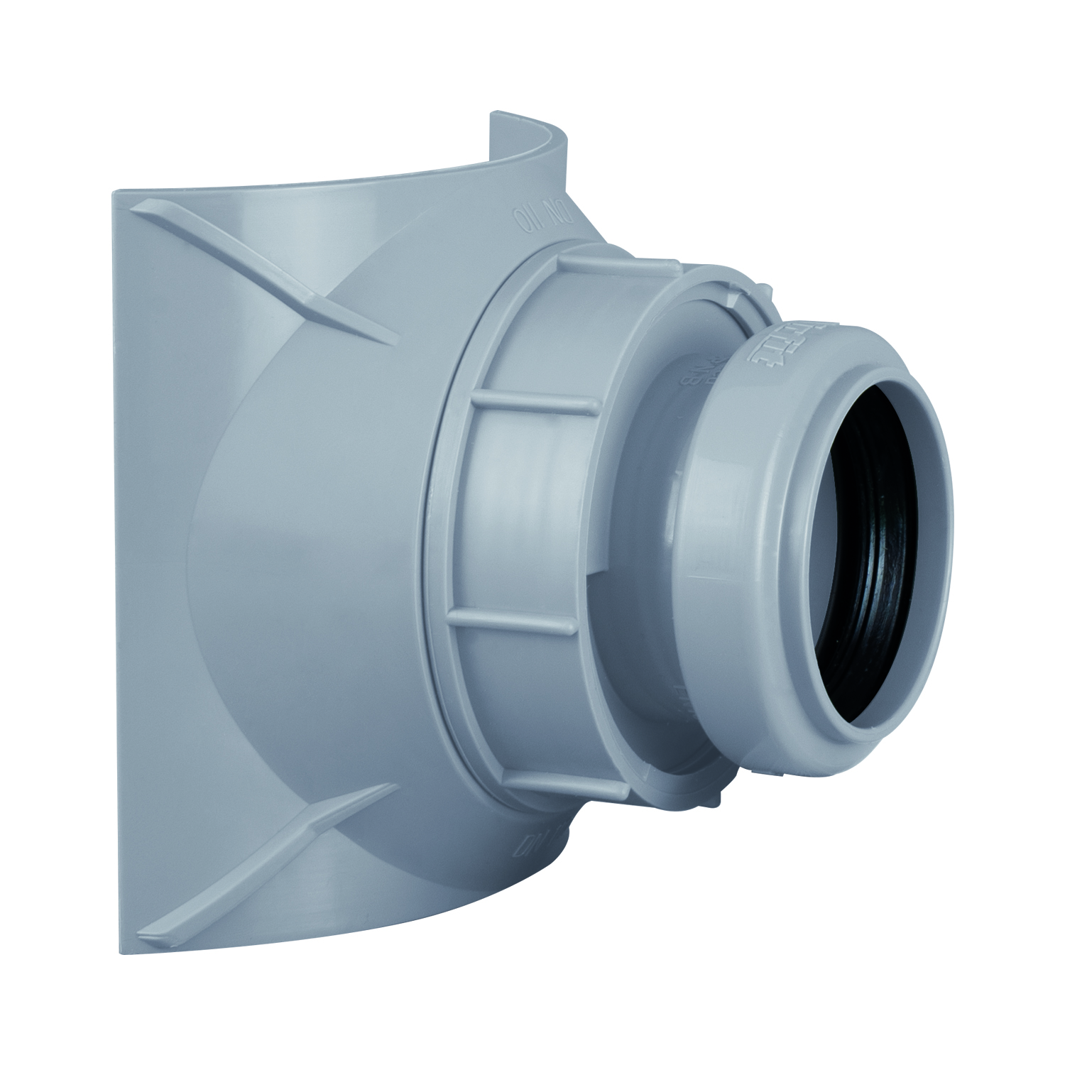 airfit Schraubabzweig DN 90/40 grau , Z-42.1-603