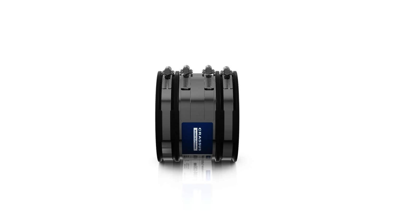 CR Schlauchadapter Typ 2B CSC 116 (100-116mm), bis 2,5 bar, EPDM / V2A CR Schlauchadapter Typ 2B CSC 116 (100-116mm), bis 2,5 bar, EPDM / V2A