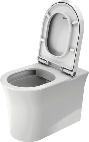 DU Stand-WC White Tulip, 580mm, Weiß rimless, TS, Abg.waagr., btw