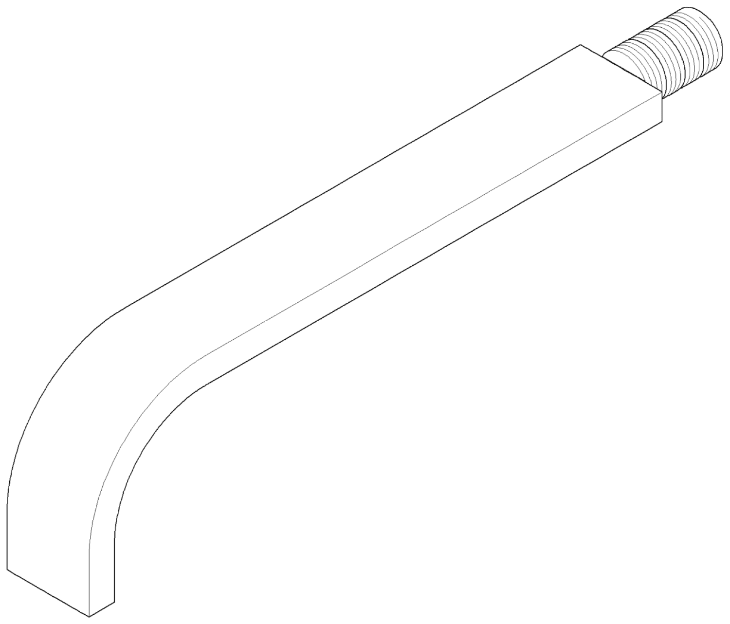 DO Auslauf ERSATZTEILE 04282214810 240 x 35 x 11 mm Platin