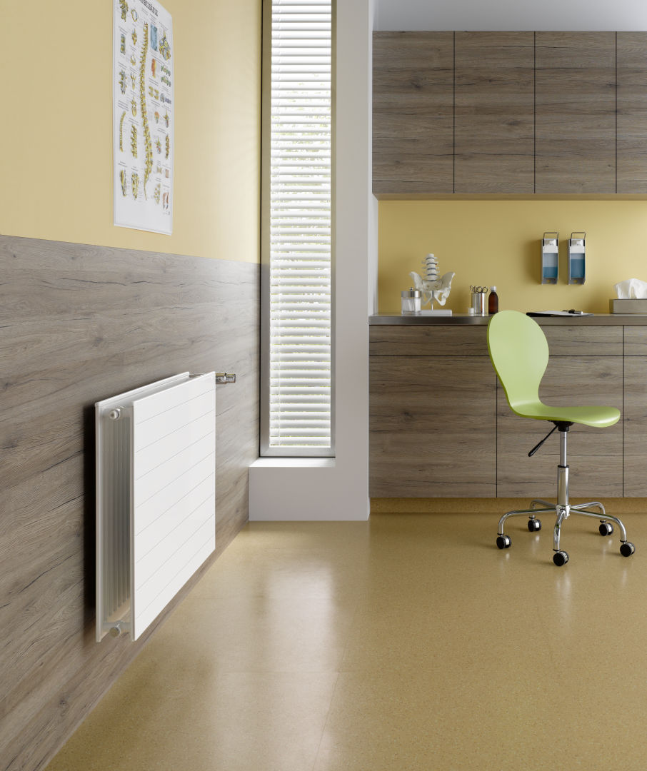 Kermi x2 Line-V Hyg T30 505x157x805 QN919, RAL9016, 10bar, Vent.re, o.Abd,BK