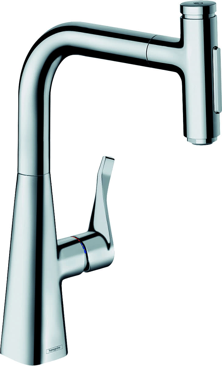 Hansgrohe Spültischmischer 240 Metris Select M71 Ausziehbrause 2jet sBox chrom