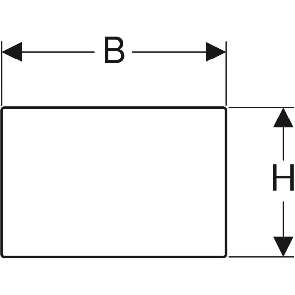 Geberit Sigma Abdeckplatte verschraubbar, gebürstet, Etc.