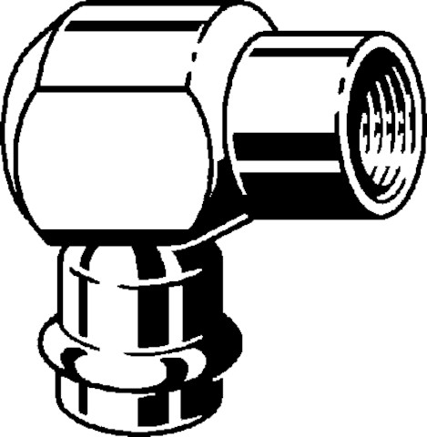 Viega Winkel 90 Grad mit SC Prestabo 1114.2 in 28mm x Rp3/4 Stahl verzinkt