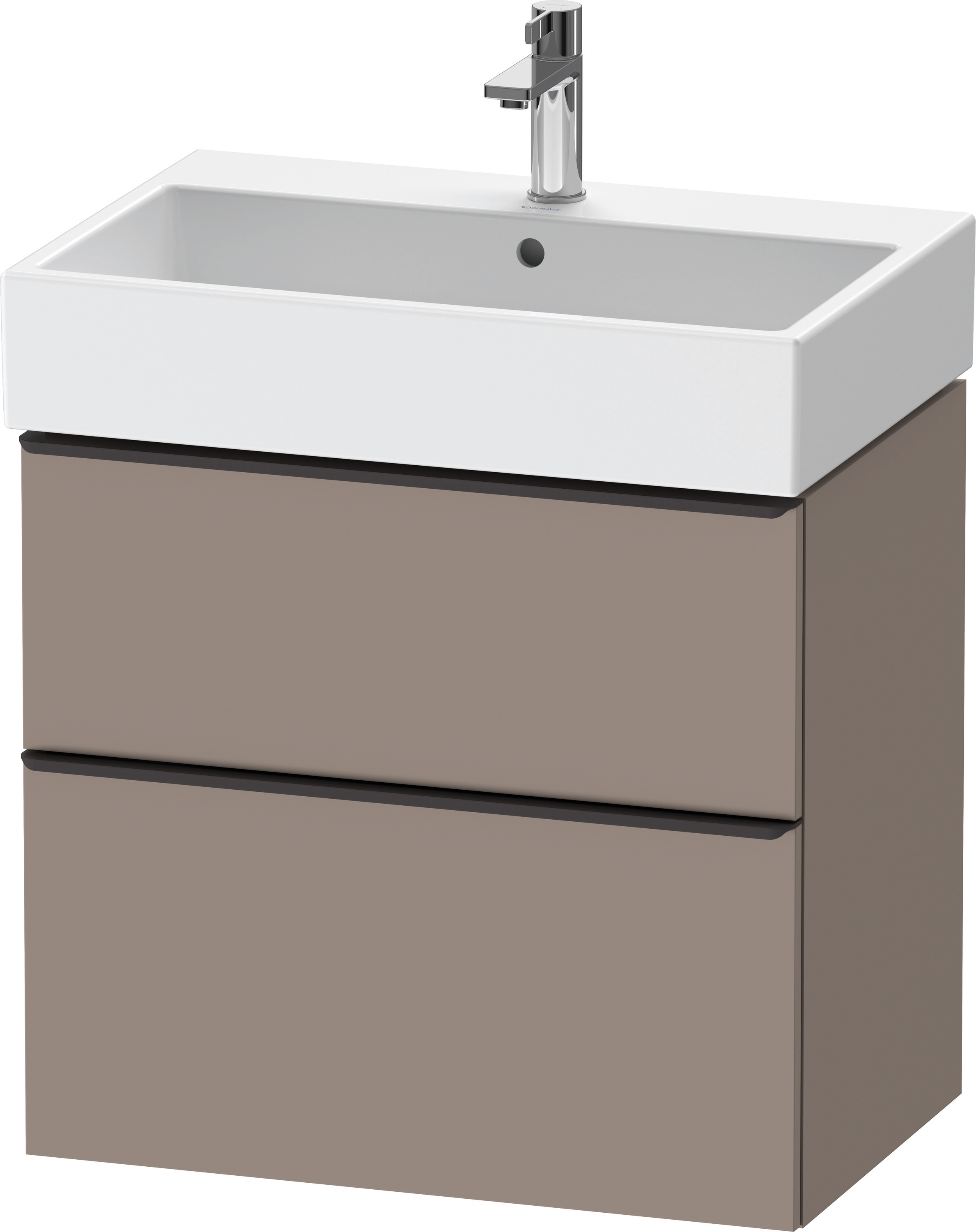 Duravit D-Neo WTU,Ausz:1,Schubk:1,GR:Dia.Schw 684x442x625mm,Wandh,Basalt Matt,Dekor