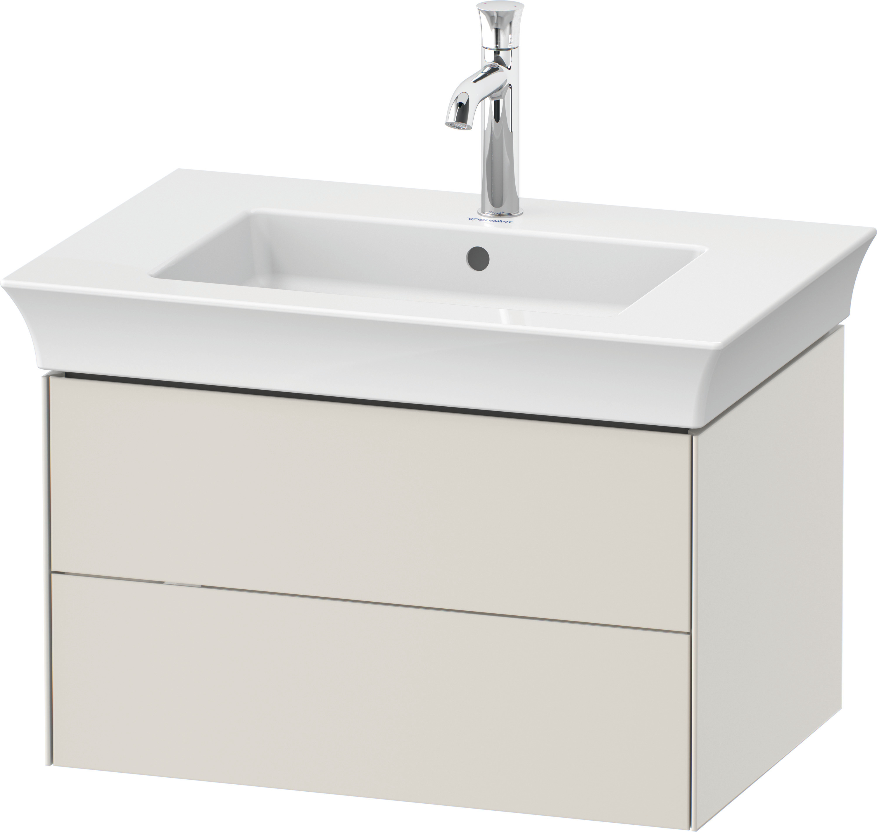 Duravit WTU White Tulip wandh., 2 SchKa 410x684x458mm, Nordic Weiß Seidenmatt