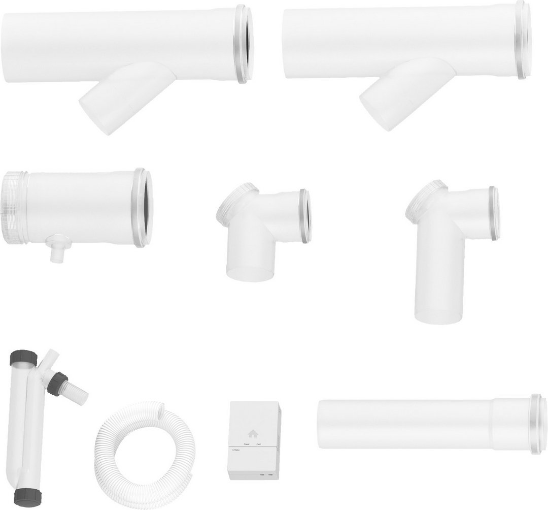 BOSCH Abgaszubehör FC-Set125-B23 Grundbausatz Kask. B23P 125mm, CO-Sensor