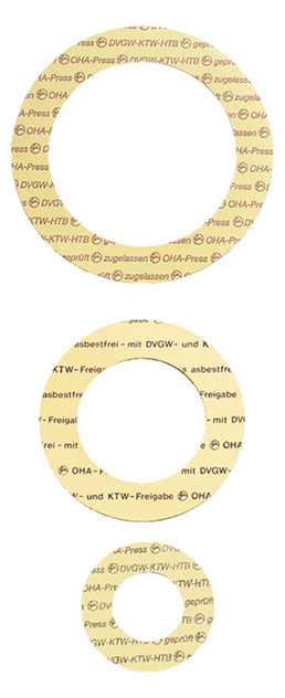 OHA Flanschdichtung nach DIN 2690 PN10-40, DN80, 90x142mm