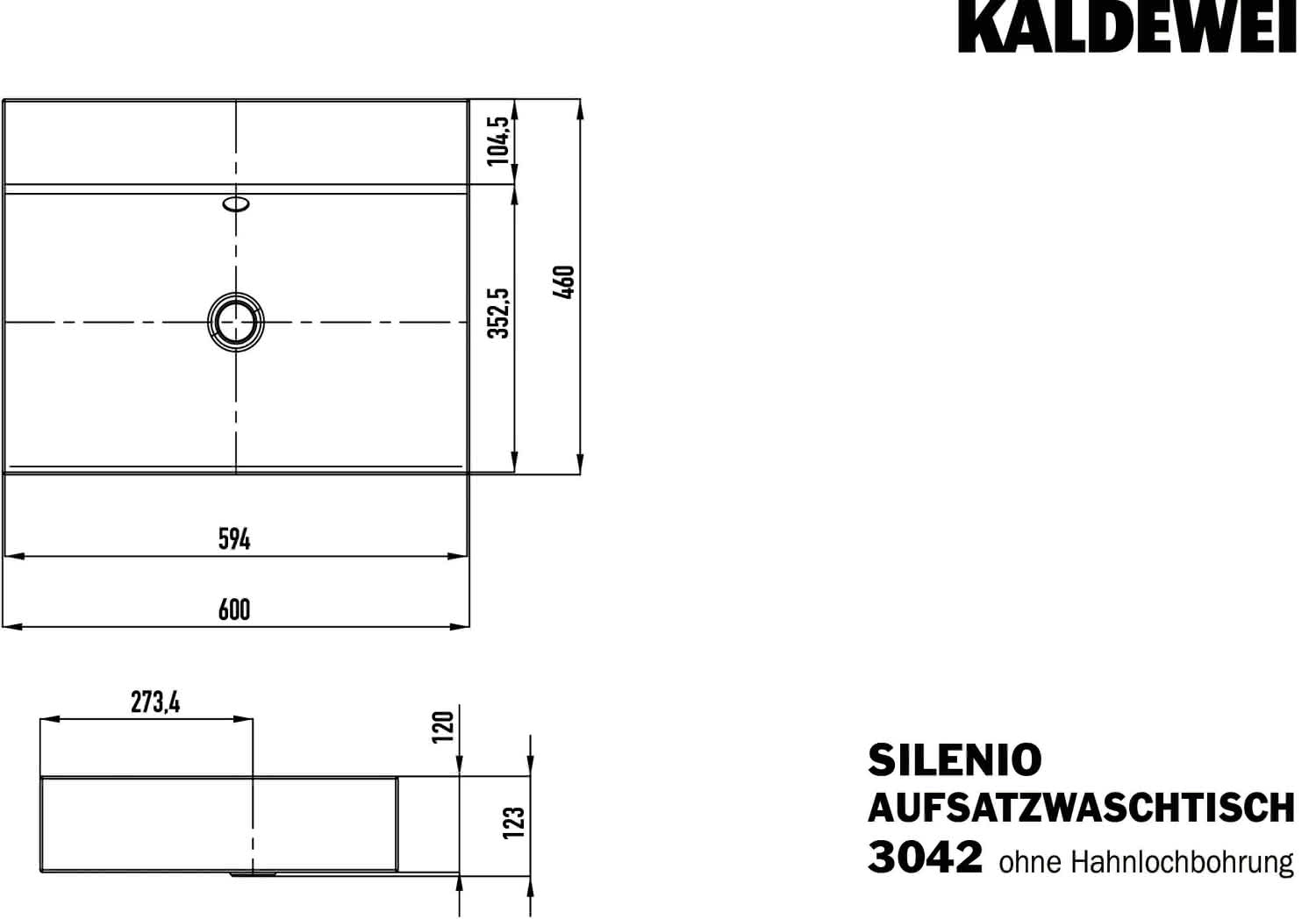 KA WB SILENIO Mod.3042,600x460mm,alpwe, PEFF,AD,oÜL