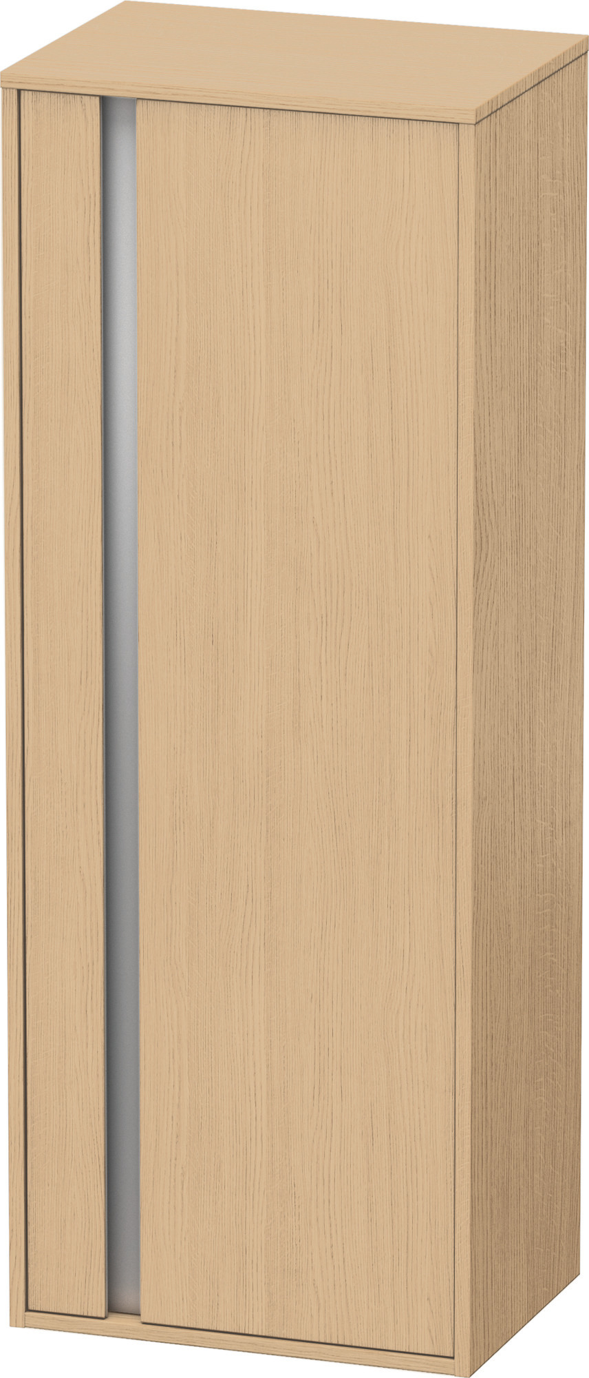 Duravit Hochschrank Ketho 360x500x1320mm 1 Tür, TA rechts, Eiche Natur