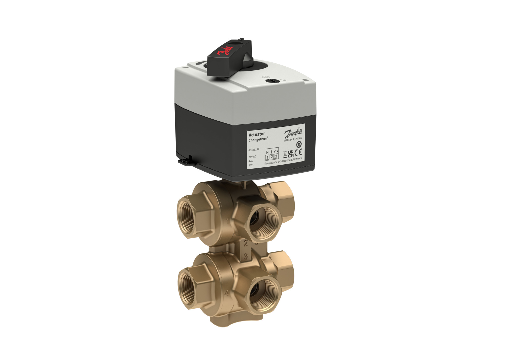 Danfoss ChangeOver6 Stellmotor 230V 230Vac, Kabellänge 1,5m