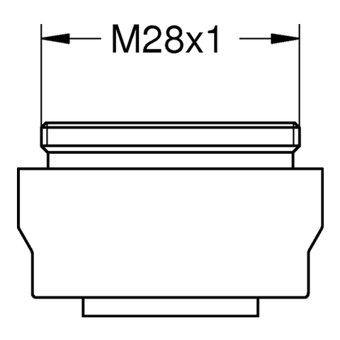 GROHE Strahlregler 48024 Außengewinde chrom